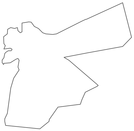 Geo Map - Asia - Jordan Contour