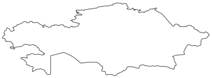 Geo Map - Asia - Kazakhstan Contour