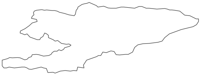 Geo Map - Asia - Kyrgyzstan Contour