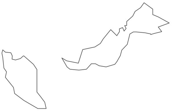 Geo Map - Asia - Malaysia Contour