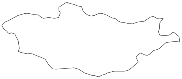 Geo Map - Asia - Mongolia Contour