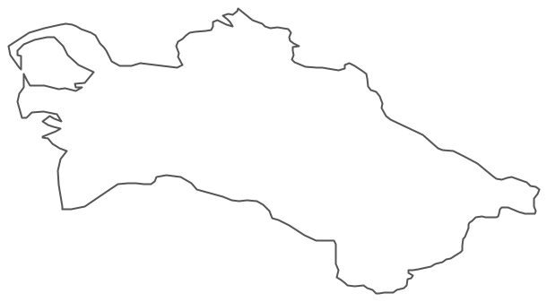 Geo Map - Asia - Turkmenistan Contour