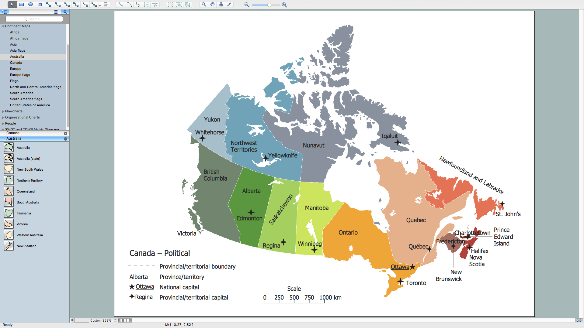 Canada Political Map