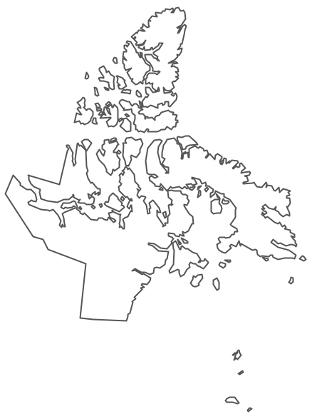 Geo Map - Canada - Nunavut Contour