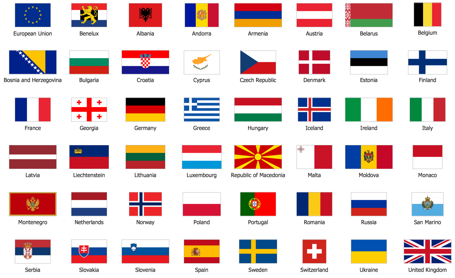 Образные названия других стран. Национальные флаги. Государственный флаг.