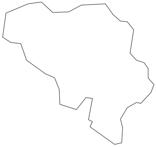 Geo Map - Europe - Belgium Contour