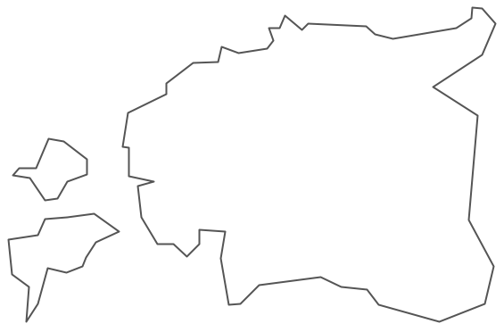 Geo Map - Europe - Estonia Contour