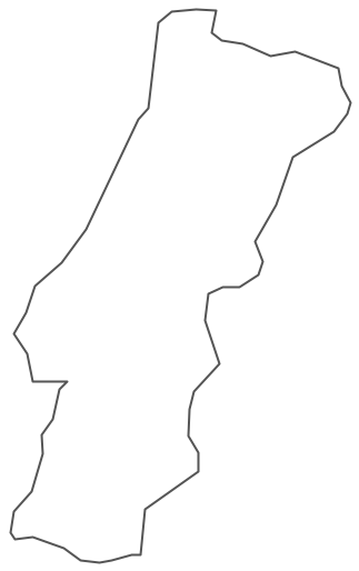 Geo Map - Europe - Portugal Contour