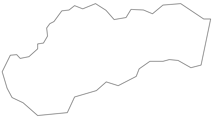 Geo Map - Europe - Slovakia Contour