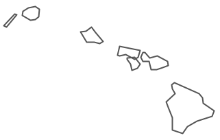 Geo Map - USA - Hawaii Contour