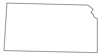 Geo Map - USA - Kansas Contour