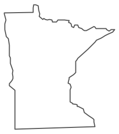Geo Map - USA - Minnesota Contour
