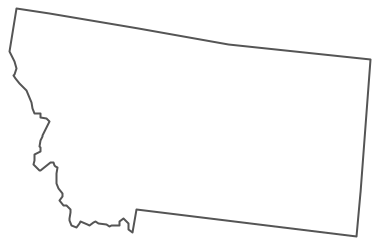 Geo Map - USA - Montana Contour