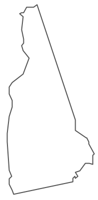 Geo Map - USA - New Hampshire Contour