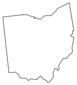 Geo Map - USA - Ohio Contour