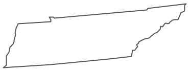 Geo Map - USA - Tennesse Contour