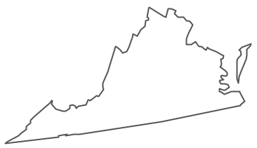 Geo Map - USA - Virginia Contour