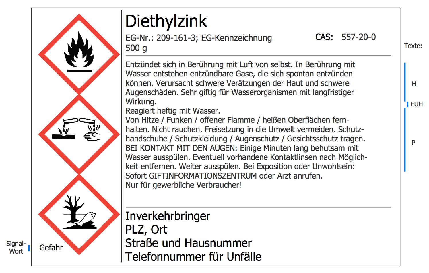 Ghs Label Template