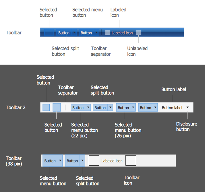 Windows 8 Toolbars Library