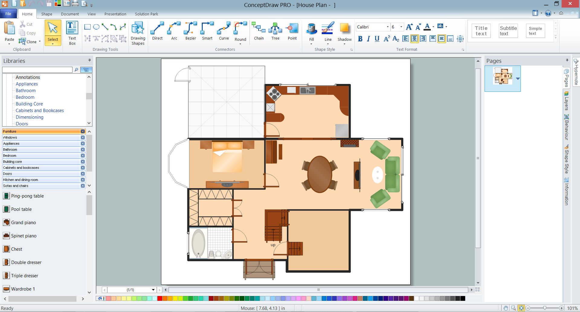  Home  Architect Software  Home  Plan  Examples