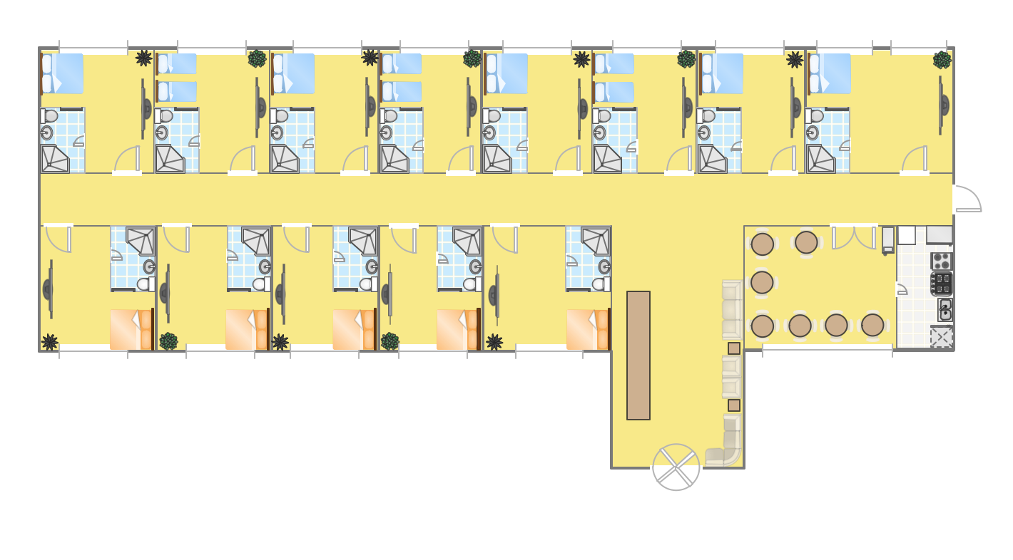 Hotel Plan Hotel Plan Examples Create Floor Plans Easily With