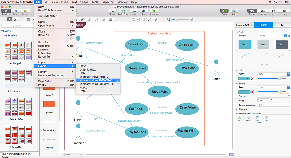 Как перенести схему из pdf в visio