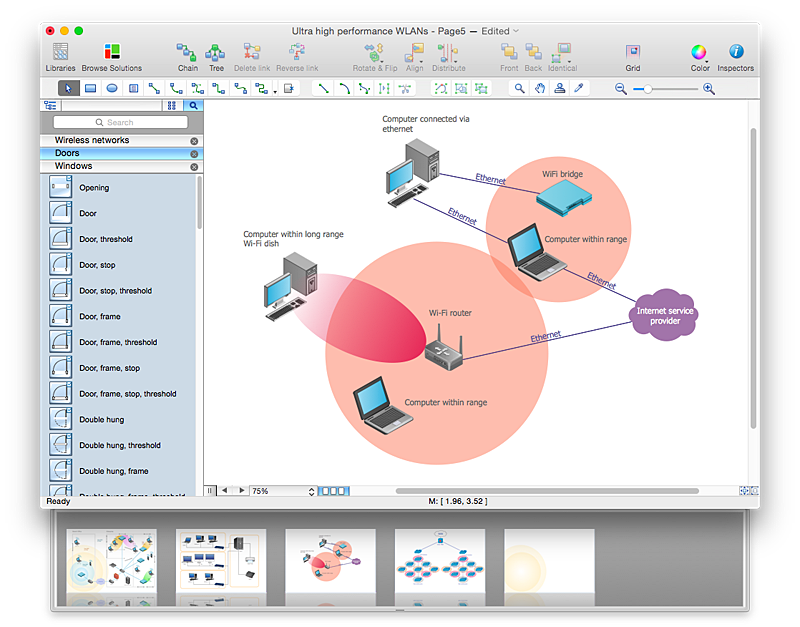 Convert Computer Network Diagram to Adobe PDF| ConceptDraw HelpDesk