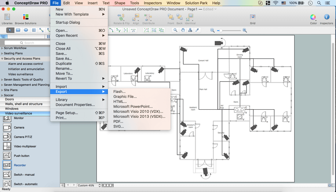 How To Create CCTV Network Diagram