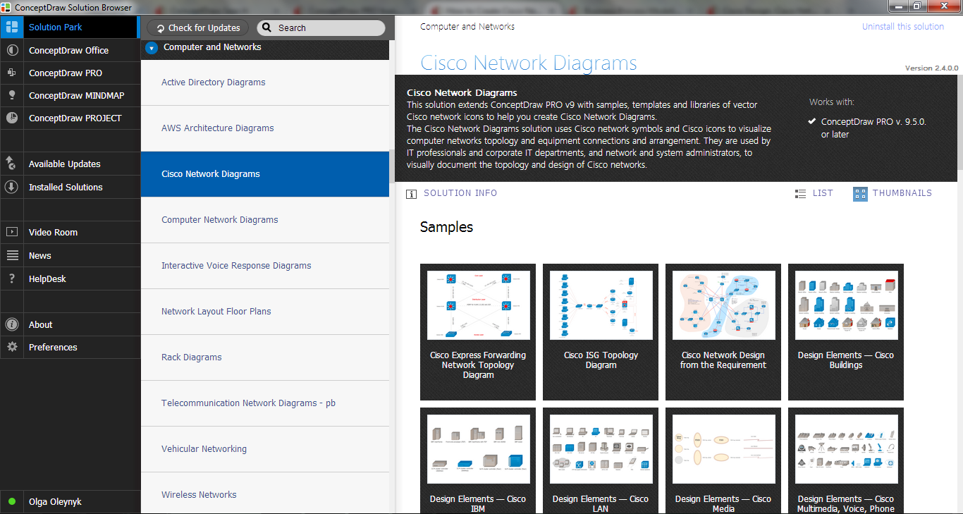 Cisco Network Diagrams Solution in ConceptDraw STORE