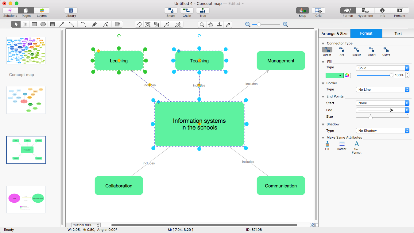 Present Concept Map In PowerPoint ConceptDraw HelpDesk