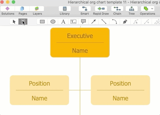 Create a Hierarchical Organizational Chart | ConceptDraw HelpDesk