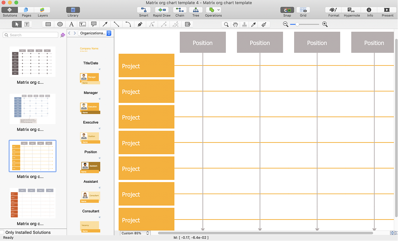 matrix-organizational-structure-powerpoint-template-slidebazaar