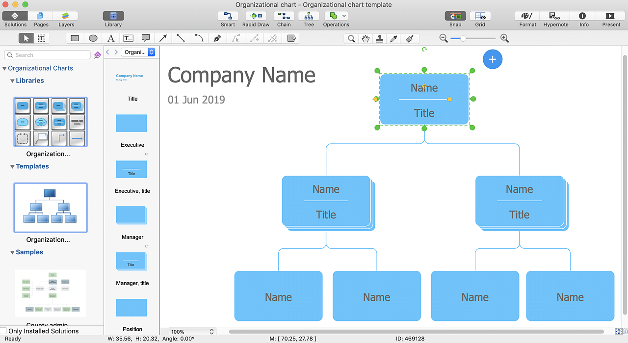 Create an Organizational Chart | ConceptDraw HelpDesk