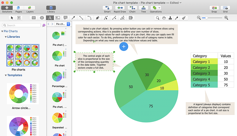 Pie Chart Template | Free Word Templates