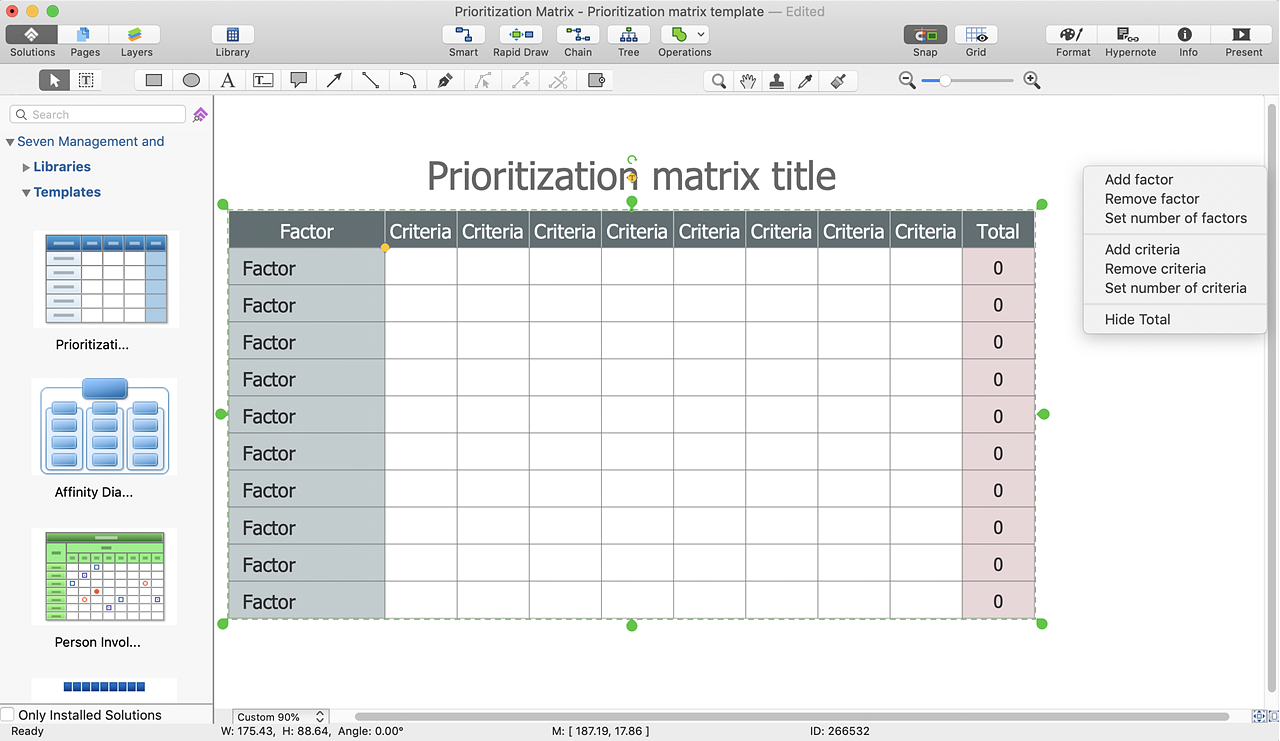 project prioritization matrix template