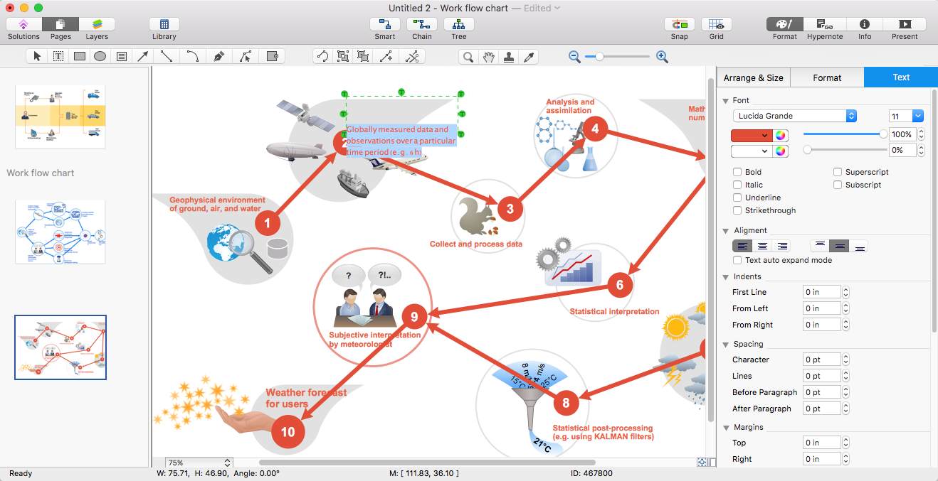 Create PowerPoint Presentation with a Workflow Diagram | ConceptDraw ...