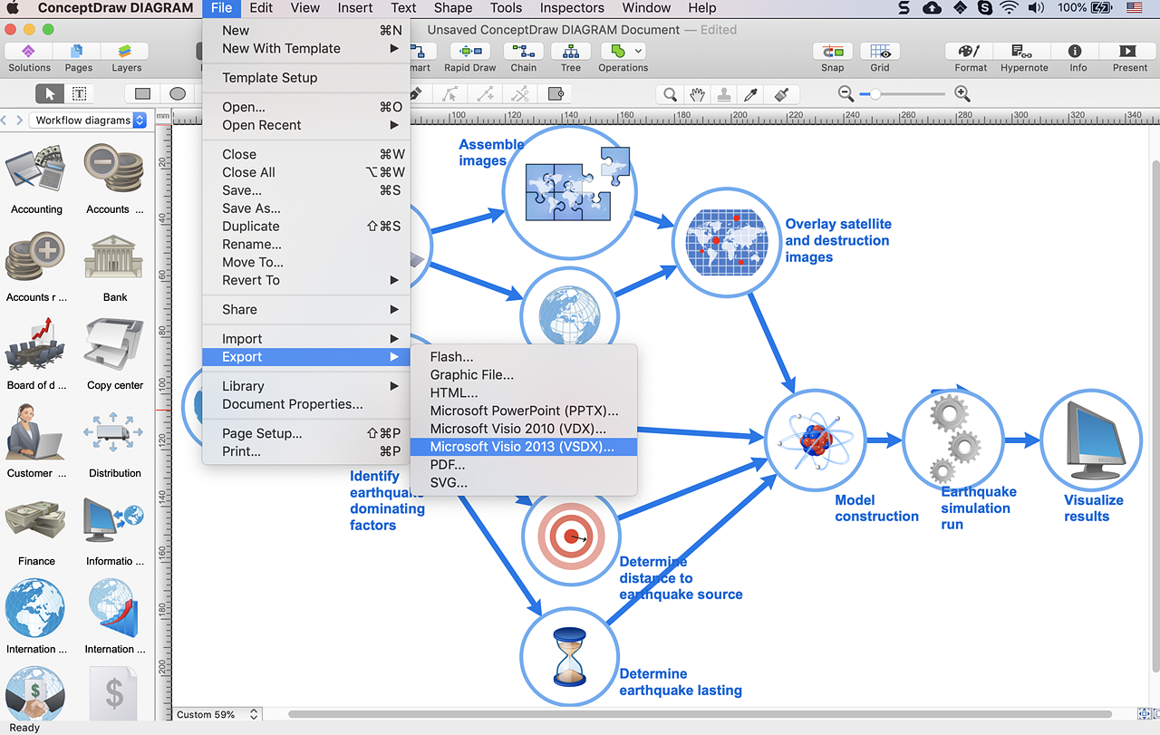 conceptdraw diagram visio