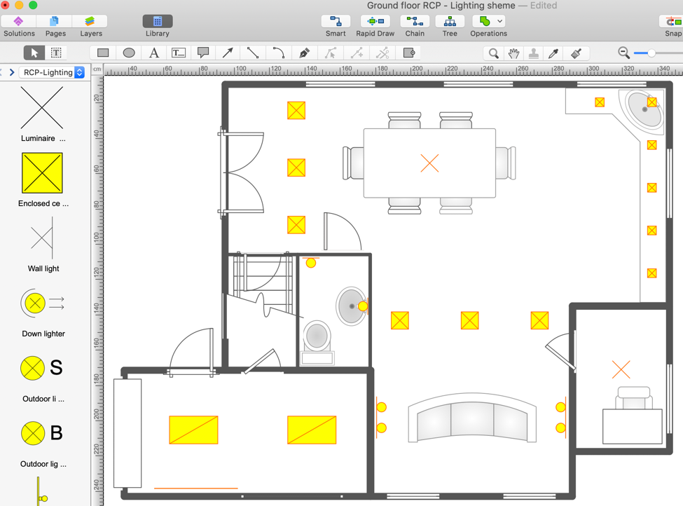 Creating A Reflected Ceiling Plan Conceptdraw Helpdesk