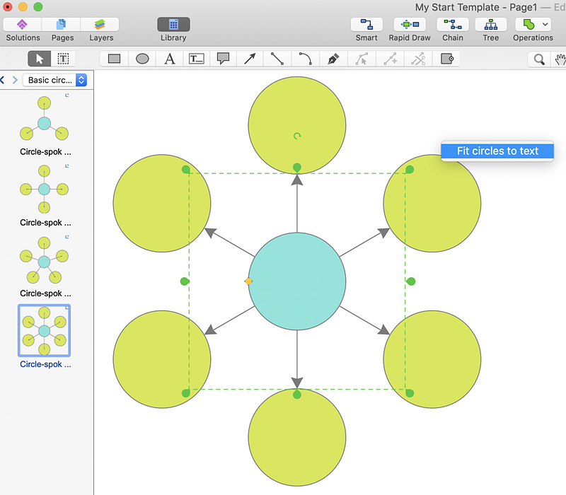 How To Make A Circle Spoke Diagram Edraw 1343