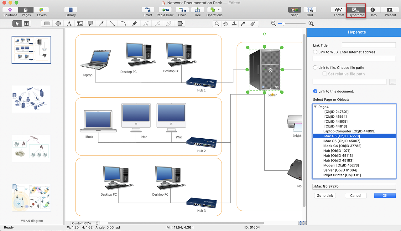 Network diagramming tools