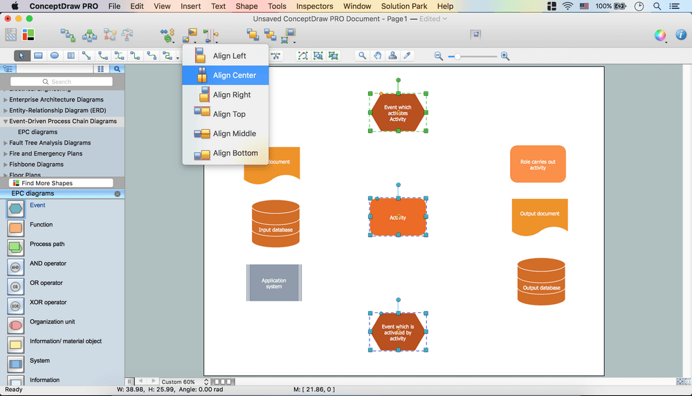 Creating EPC Diagram