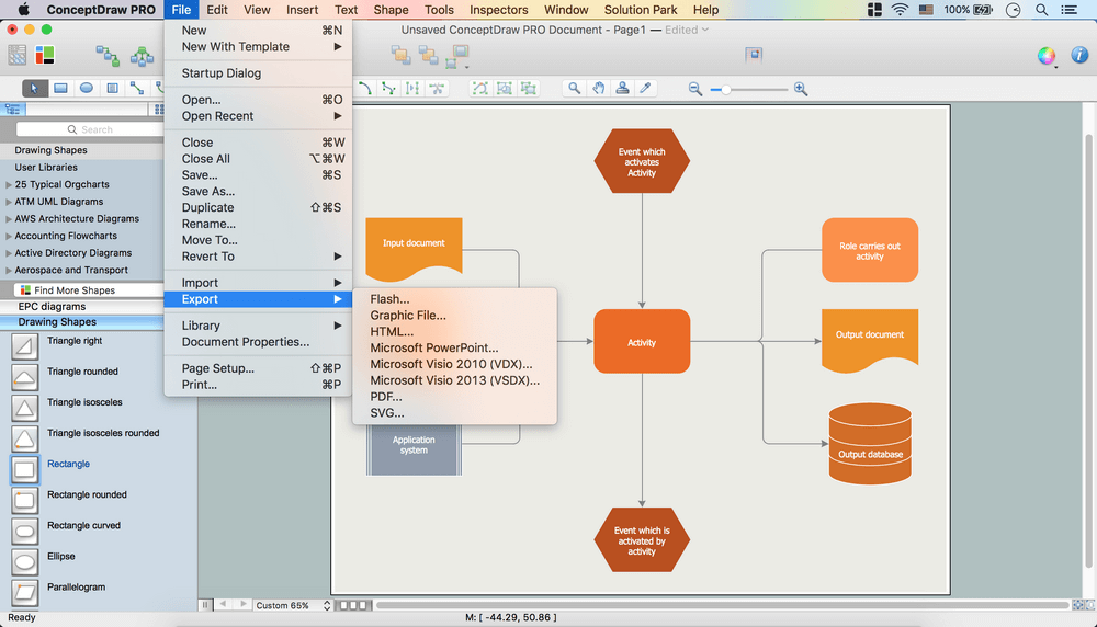 Creating EPC Diagram