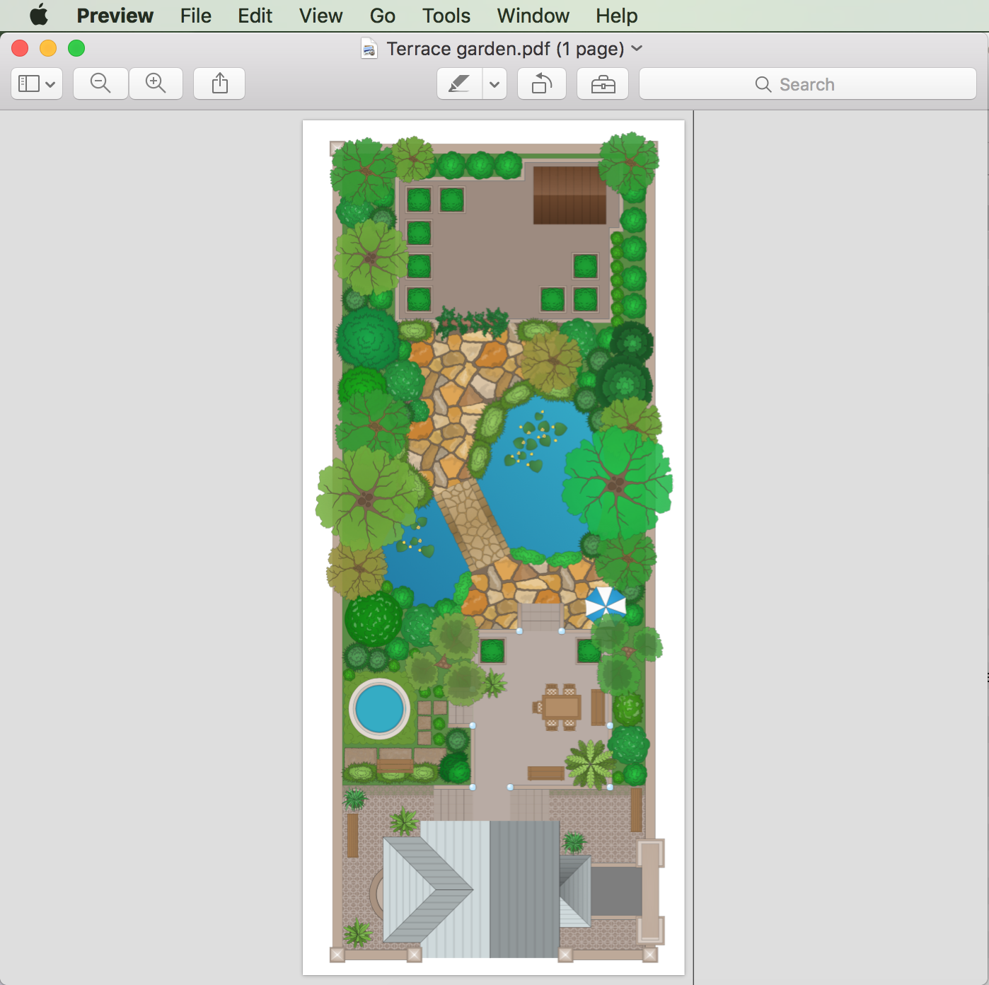 Exporting Landscape Design Plan