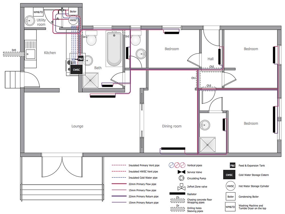 How to Create a Residential Plumbing Plan Plumbing and Piping Plans