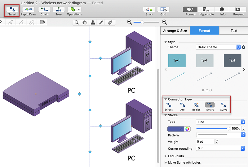 draw-wireless-network