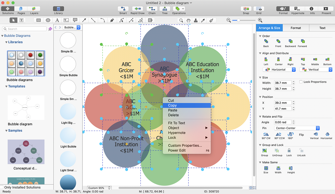 Add a Bubble Diagram to MS Word | ConceptDraw HelpDesk