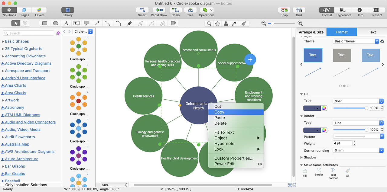 Add a Circle-Spoke Diagram to MS Word | ConceptDraw HelpDesk