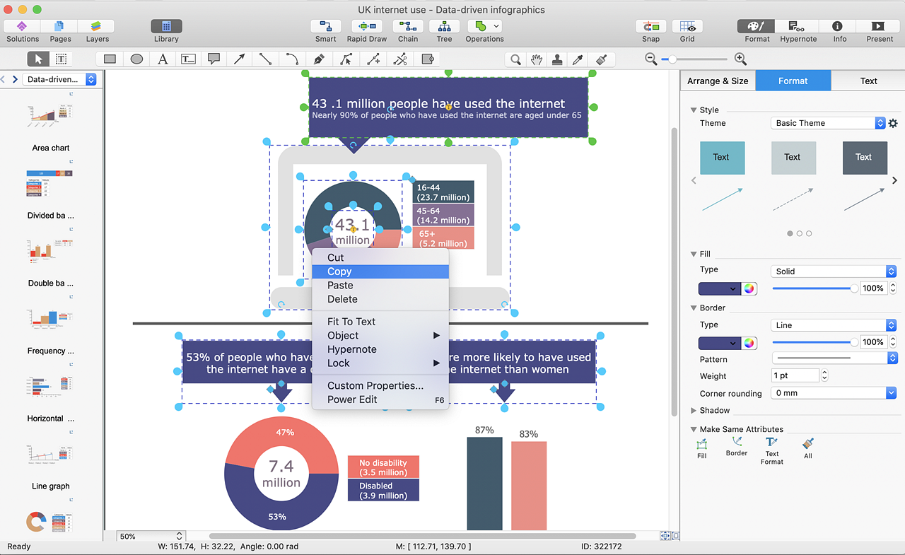 infographic in word