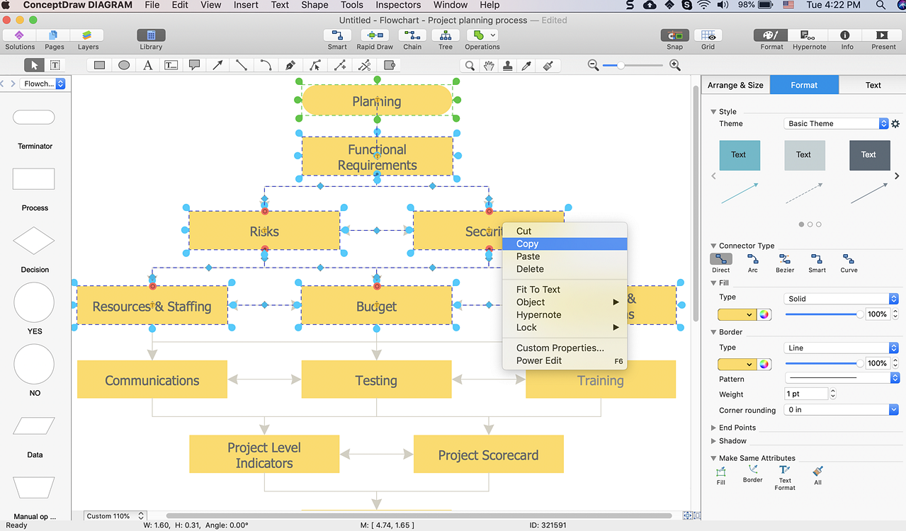 Add A Flowchart To Ms Word Document Conceptdraw Helpdesk