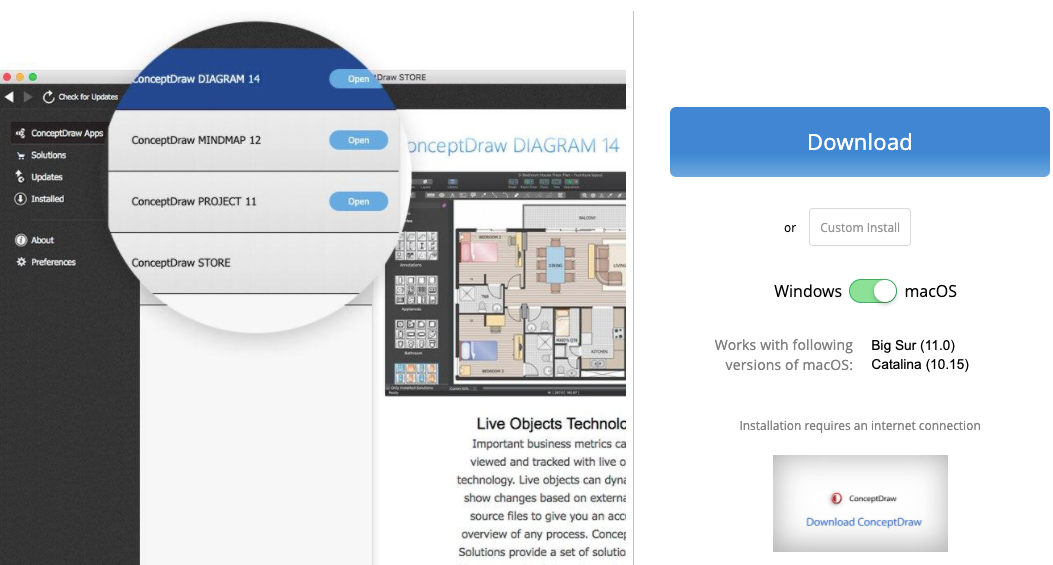 conceptdraw business suite for mac